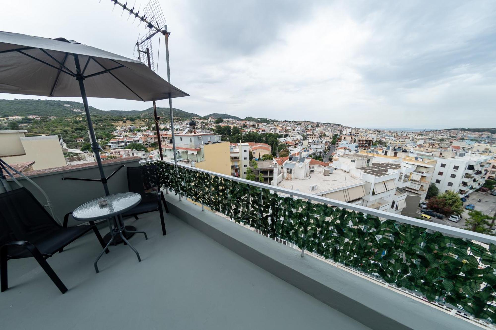 Loft Life Studio, With 360 View Of Mytilene Apartment ภายนอก รูปภาพ